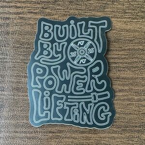 A7 Powerlifting Sticker